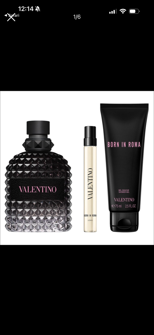Valentino Uomo Born In Roma EDT 100ml + 10ml + SG 75ml