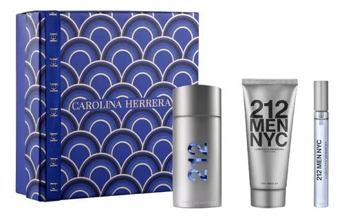 Carolina Herrera 212 Nyc Men 100ml + 10ml + gel de ducha