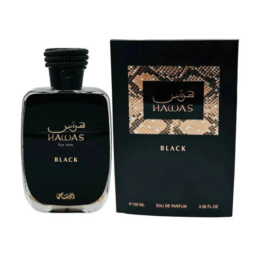 Rasasi Hawas Black EDP 100ml  (inspirado en Nishane Hacivat)