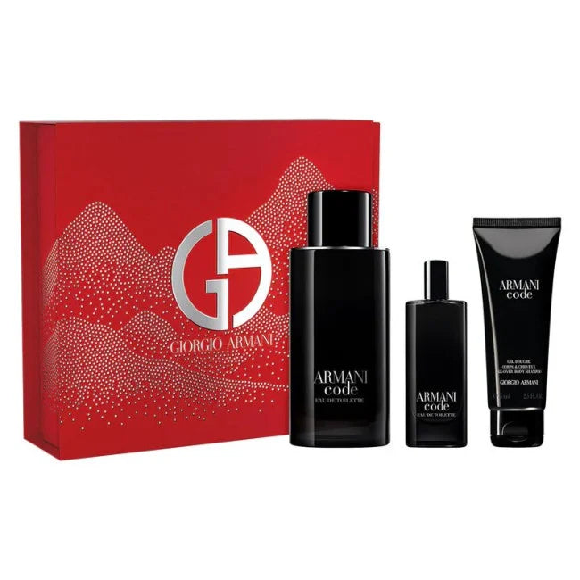 Set Giorgio Armani Code EDT 125ml + 15ml + gel de ducha