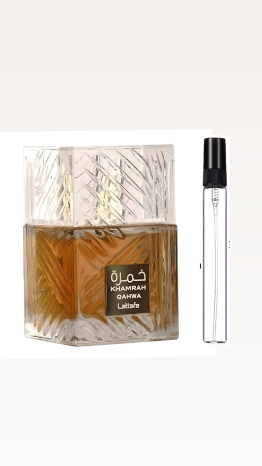 Decant Lattafa Khamrah Qahwa EDP  10ml