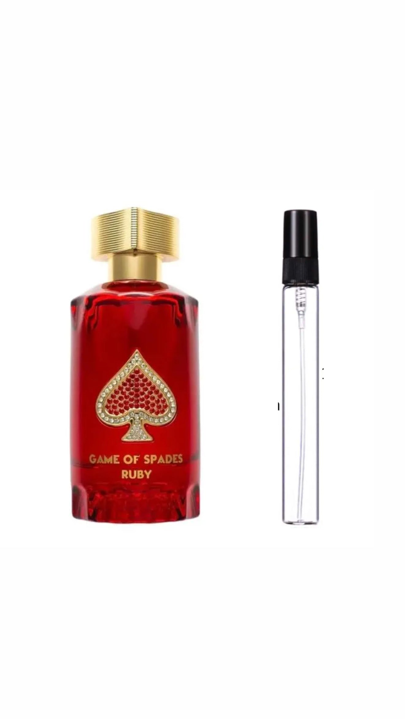 Decant Jo Milano Game Of Spades Ruby